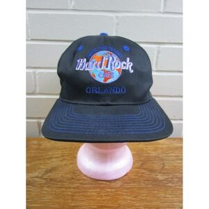 Vintage Planet Hollywood Orlando Hard Rock Cafe Save The Planet Snapback Hat
